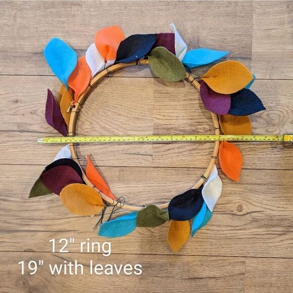 Stuffed 3D Giraffe Head Wall Hanging Handmade Wreath Kids Decor - Picture 5 of 8